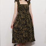 Black on Coffee 'Fox Den' Mollie Dress