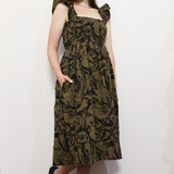 Black on Coffee 'Fox Den' Mollie Dress