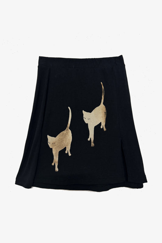 Ghost Cat Beatrix Skirt in Small