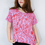 Scarlet on Violet Nightcrawlers Amie Tee