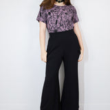 Black High Waisted Wide Leg Pants