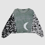 'The High Priestess' Boxy Long Sleeve Tarot Card Collection (Size 2)