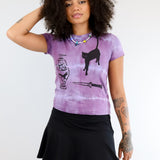 Plum Curio Summer Tee (Sizes XL, 1X, 2X)