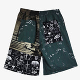 'Everest Stars' Patchwork Skater Shorts (Size 3)
