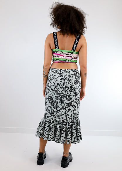 Thorn Graffiti Tube Top (Size Small)