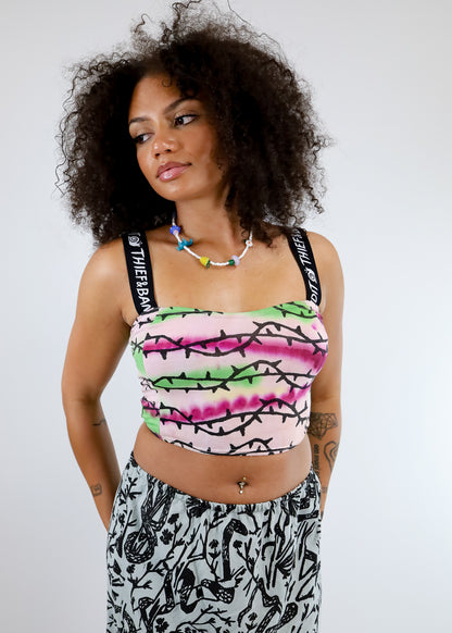 Thorn Graffiti Tube Top (Size Small)