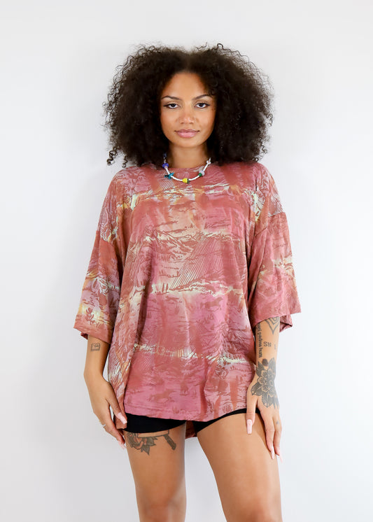 Sunset Shadow Canyon Loose Tee (Size 1 and 2)