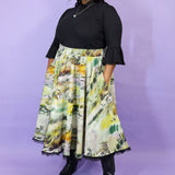 'Dusty Hills' Lace Trimmed Margot Skirt