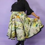 'Dusty Hills' Lace Trimmed Margot Skirt