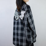 'Bat to Black' Button-Up