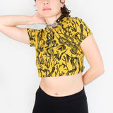 Citrus Serpentine Cropped Tee