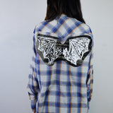 'Le Bats Blue' Button-Up