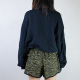 'Tiger Stripe' Lace Dolphin Shorts