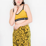 Beatrix Mini Skirt in Citrus Serpentine