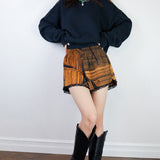 Dry Brush Lace Dolphin Shorts (Small)