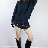 Starlight Lace Dolphin Shorts (Small)