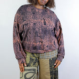 Rust 'Beyond the Gates' Cropped Sweatshirt (Size 1, 2, 3)