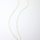 One of a kind glass bead drop necklace in Blue Bear