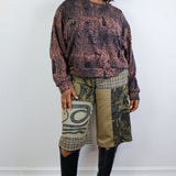 Rust 'Beyond the Gates' Cropped Sweatshirt (Size 1, 2, 3)