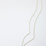 One of a kind glass bead drop necklace in Spotted Blue Shroom