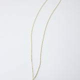 One of a kind glass bead drop necklace in Spotted Pink Shroom