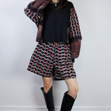Wavy Plaid Buddy Shorts
