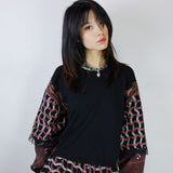 'A Little Lace' Boxy Long Sleeve (Size 1)