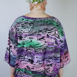 Deep 'Rainbow Canyon' Cropped Unisex Tee (Size 3)