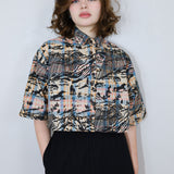Pastel Plaid 'Shadow Canyon' Boxy Button-Up