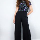 Black High Waisted Wide Leg Pants