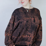 Rust 'Beyond the Gates' Cropped Sweatshirt (Size 1, 2, 3)