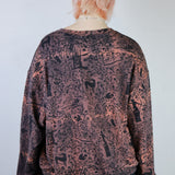 Rust 'Beyond the Gates' Cropped Sweatshirt (Size 1, 2, 3)