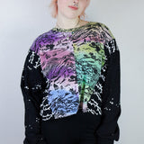 'Rainbow Rage' Boxy Long Sleeve (Size 1)