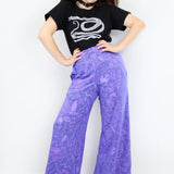 Nightcrawlers Wide Leg Pants in Iris on Periwinkle