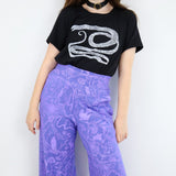 Nightcrawlers Wide Leg Pants in Iris on Periwinkle