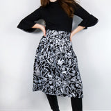 Nightcrawlers Chelsea Skirt in Black and White