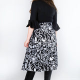 Nightcrawlers Chelsea Skirt in Black and White