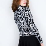 Nightcrawlers Turtleneck in Black and White