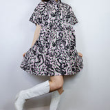 Poison Plaid 'Serpentine' Boxy Button-Up Dress