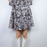 Poison Plaid 'Serpentine' Boxy Button-Up Dress