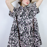 Poison Plaid 'Serpentine' Boxy Button-Up Dress