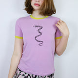 Poison 'Snake' Ringer Tee