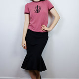 Blush 'Statue' Ringer Tee