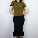 Tobacco 'Horse' Ringer Tee