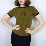 Tobacco 'Horse' Ringer Tee
