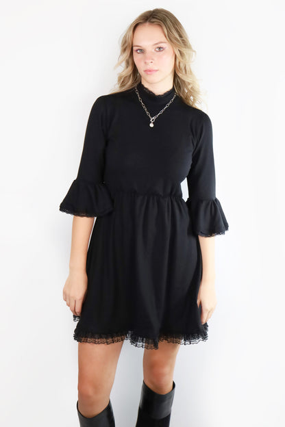 Mini Kiki Dress in Black