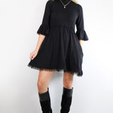 Mini Kiki Dress in Black