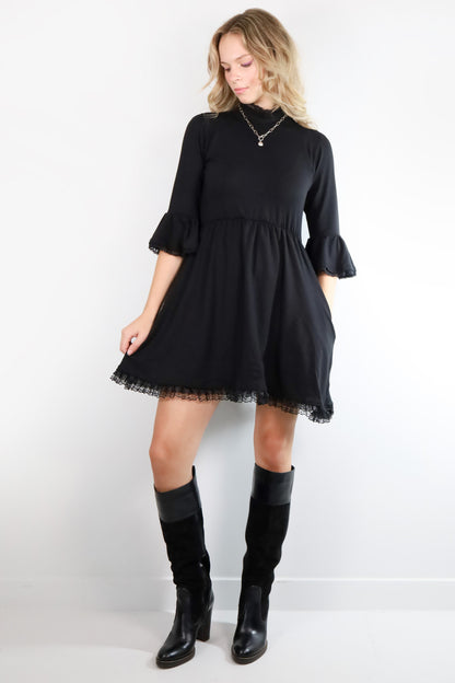 Mini Kiki Dress in Black