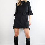 Mini Kiki Dress in Black