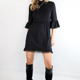 Mini Kiki Dress in Black